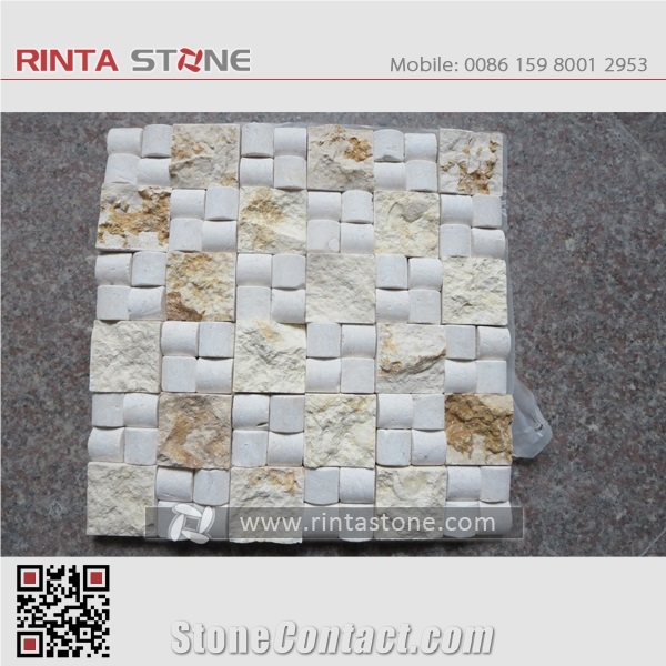 Natural Stone Mosaic Tiles,Marble Mosaic Bathroom Culture Stone,Wall Cladding Panel Format Panel Decorative Stone Chipped Mosaic Pattern Composited Tiles Honeycomb Panel Ceramic Backed Mosaic