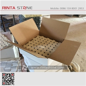 Natural Stone Mosaic Tiles,Marble Mosaic Bathroom Culture Stone,Wall Cladding Panel Format Panel Decorative Stone Chipped Mosaic Pattern Composited Tiles Honeycomb Panel Ceramic Backed Mosaic