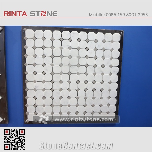 Natural Stone Mosaic Tiles,Marble Mosaic Bathroom Culture Stone,Wall Cladding Panel Format Panel Decorative Stone Chipped Mosaic Pattern Tiles Ceramic Backed Mosaic