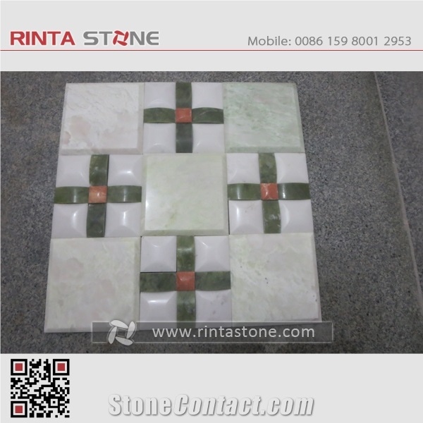 Natural Stone Mosaic Tiles,Marble Mosaic Bathroom Culture Stone,Wall Cladding Panel Format Panel Decorative Stone Chipped Mosaic Pattern Tiles Ceramic Backed Mosaic