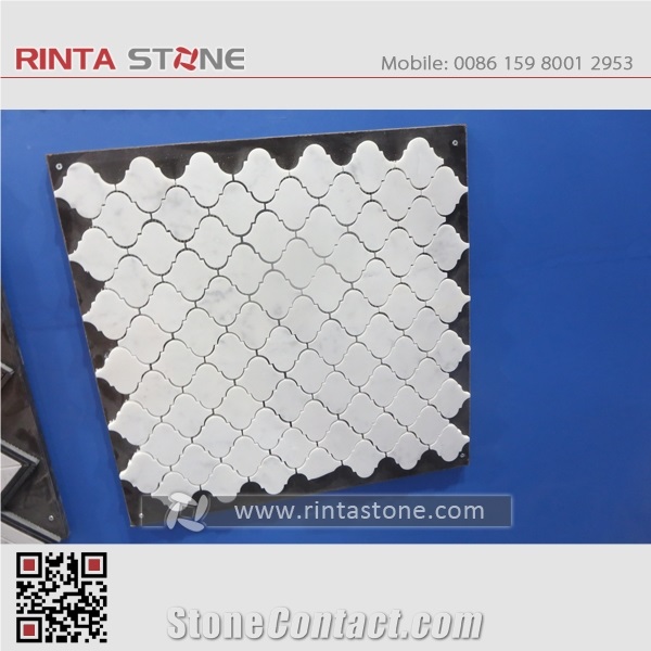 Natural Stone Mosaic Tiles,Marble Mosaic Bathroom Culture Stone,Wall Cladding Panel Format Panel Decorative Stone Chipped Mosaic Pattern Composited Tiles Honeycomb Panel Ceramic Backed Mosaic