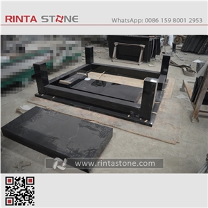 Shanxi Black Granite Monument Absolute Black Stone China Pure Black Granite Tiles Slabs Dark Sesame Hebei Black Super Black Granite Mongolia Mongo Stone Beiyue Black