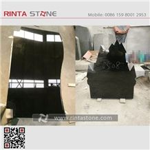 Shanxi Black Granite Tombstone Gravestone,Shanxi Black Monuments,Pure Black Stone Custom Monumnets,Absoulute Black Granite Headstone Western Style Monuments Tombstones Diamond Black Engraved Tombstone