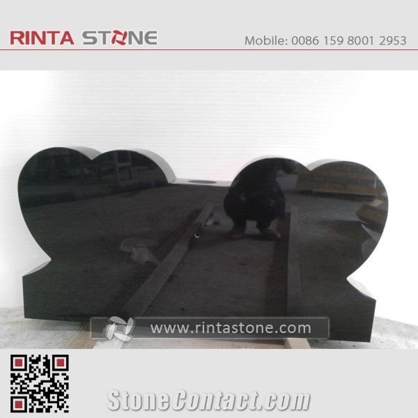 Shanxi Black Granite Tombstone Gravestone,Shanxi Black Monuments,Pure Black Stone Custom Monumnets,Absoulute Black Granite Headstone Western Style Monuments Tombstones Diamond Black Engraved Tombstone