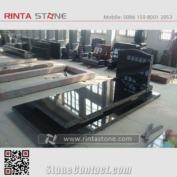 Shanxi Black Granite Tombstone Gravestone,Shanxi Black Monuments,Pure Black Stone Custom Monumnets,Absoulute Black Granite Headstone Western Style Monuments Tombstones Diamond Black Engraved Tombstone