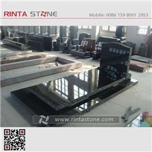 Shanxi Black Granite Tombstone Gravestone,Shanxi Black Monuments,Pure Black Stone Custom Monumnets,Absoulute Black Granite Headstone Western Style Monuments Tombstones Diamond Black Engraved Tombstone