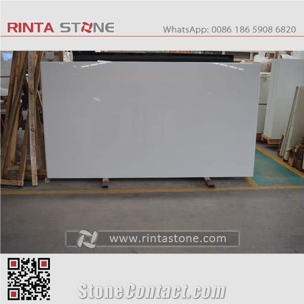 Super Nano White Crystallized Glass Stone Milk White Slabs Tiles Pure Absolute Artificial Crystallized Fantasy Ice