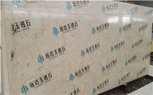 Brown Onyx Man Made Stone Slabs
