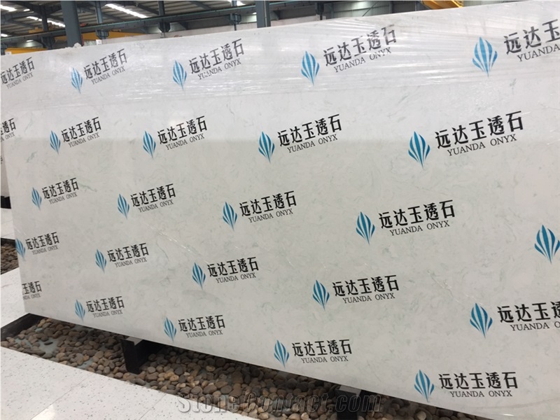 Forest Green Artificial Onyx Slabs & Tiles