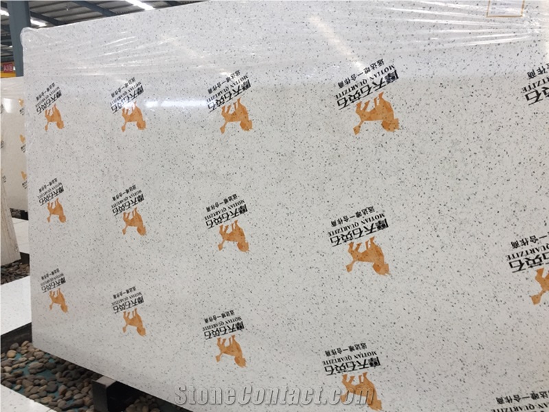 Platinum White Artificial Stone Quartz Slabs