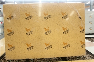 Yellow Quartz Solid Surface Slabs & Tiles