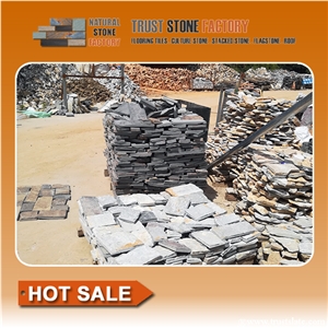 Courtyard Road Pavers,Grey Quartzite Cube Stone, Pavers, Cobble Stone, Paving, Landscape Paving,