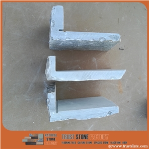 Grey Limestone Cultured Stone, Ledge Stone, Stone Veneer, Corner Stone