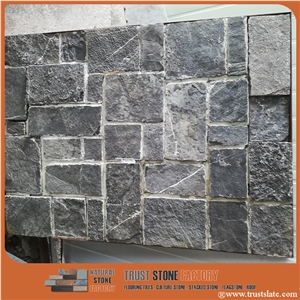 Grey Natural Limestone Mosaic,Split Stone Mosaic Patterns, China Black Limestone Mosaic Patterns Grey Natural Limestone Mosaic,Split Stone Mosaic Patterns, China Black Limestone Mosaic Patterns