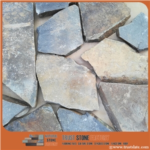 Grey Slate Irregular Flagstones, Flagstone Walkway Pavers,Random Flagstons,Flagstone Road Paving,Flagstone Rock