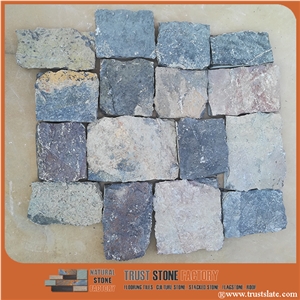 Multicolor Quartzite Tumbled Flagstone,Random Flagstones, Flagstone Walkway Pavers,Flagstone Courtyard,Flagstone Driveway