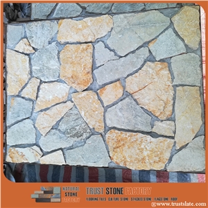 Natural Mesh Stone Tile Paver on Mesh Irregular Flagstones, Irregular Slate,Dry Stone Wall Corner, Flagstone Rock, Dry Stone Walling Natural Mesh Stone Tile Paver on Mesh Irregular Flagstones, Irregular Slate,Dry Stone Wall Corner, Flagstone Rock, Dry Stone Walling