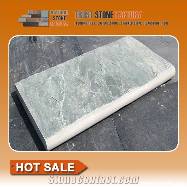 Precast Concrete Pool Coping Pavers,Stone Pool Coping Tiles,Quartzite Swimming Pool Coping