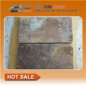 Quartzite Swimming Pool Coping Stones,Travertine Pool Coping,Brown Brick Paver Pool Deck