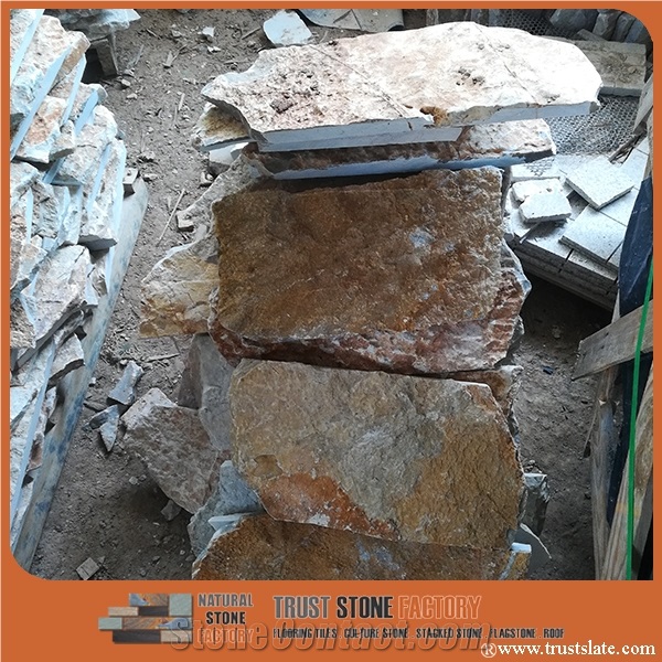 Slate Crazy Paver, Random Paver, Irregular Flagstone Walling Cladding, Flagstone Road Paving, Flagstone Driveway
