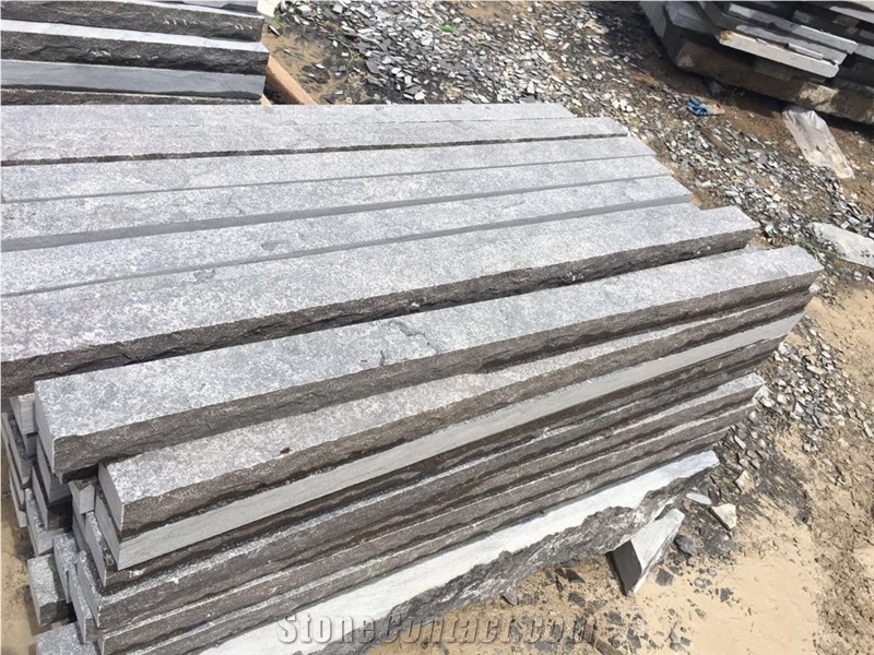 Ink Jade Limestone Slabs, China Black Limestone Tils Cut to Size
