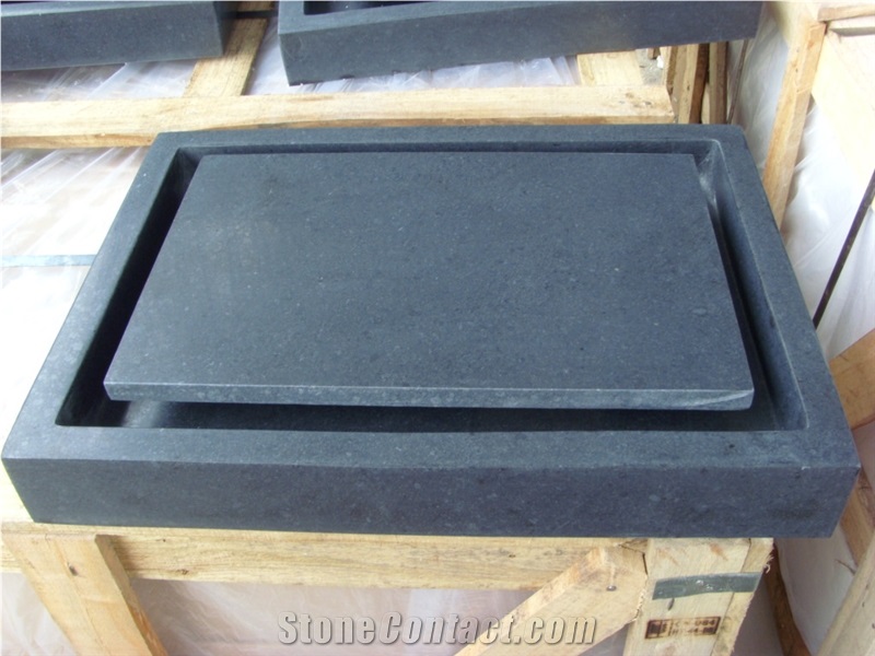 Basalt Rectangle Sinks Bathroom Basin Vessel Sinks