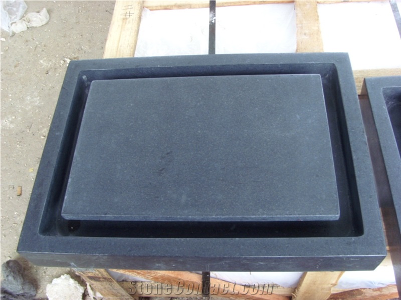Basalt Rectangle Sinks Bathroom Basin Vessel Sinks