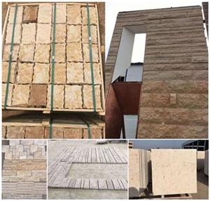 Yellow Travertine Wall Cladding,Wall Tiles,Building Stone Yellow Travertine Wall Cladding,Wall Tiles,Building Stone