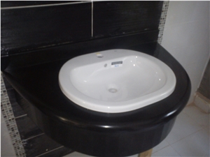 Absolute Black Granite Bath Tops