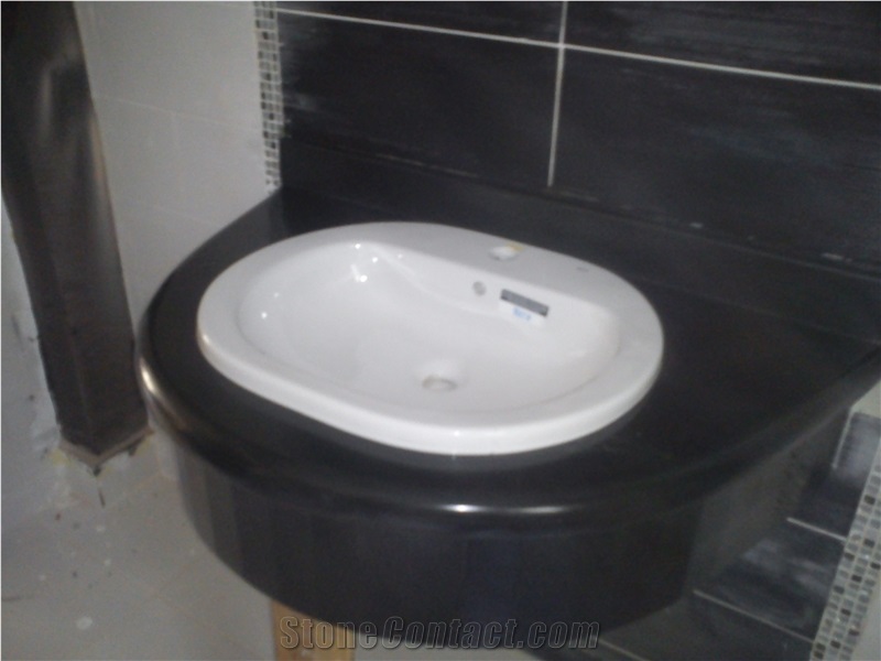 Absolute Black Granite Bath Tops