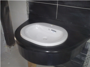 Absolute Black Granite Bath Tops