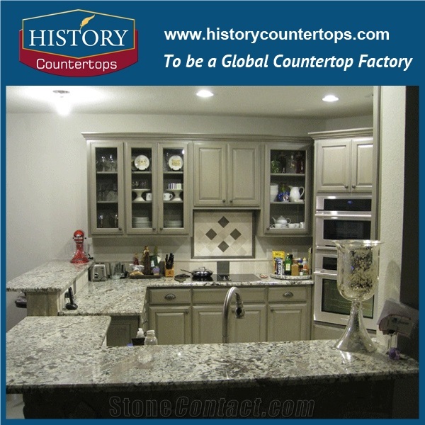 2017 Brazil White Granite Bianco Antico Branco Antique Granite with Customized Edges, Suitable for Polishing Kitchen Countertops, Bar Tops, Island Tops