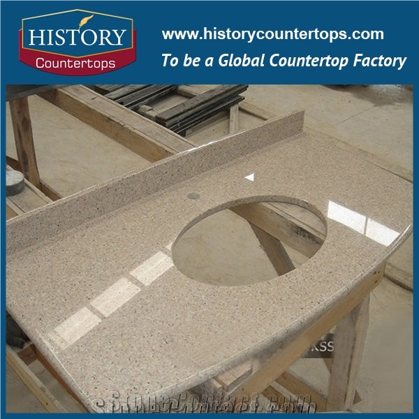 2017 New Hottest Selling Chinese High Quality Granite Rosy Cloud Polished Bathroom Vanity Tops, Pink Stone Material for Hospitality Project