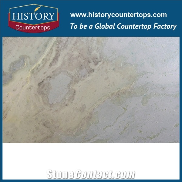 Azure Blue Quartzite Slabs Floor Tiles Honed & Wall Covering Interior or Exterior Material, Luxury Stone Kitchen Countertop & Bathroom Vanity Top Polished Surface for Residences Projects