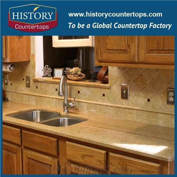 Beige Millenium Cream Gold Granite Worktops