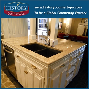 Beige Millenium Cream Gold Granite Worktops