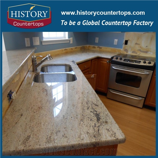 Beige Millenium Cream Gold Granite Worktops