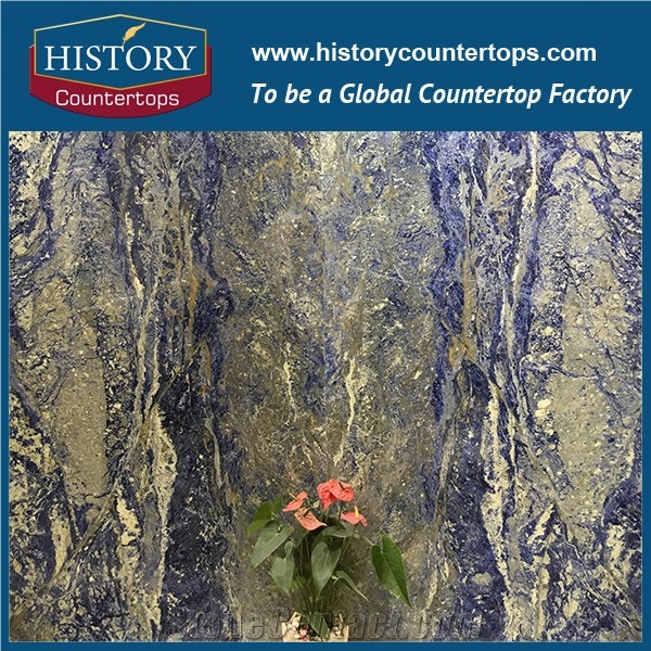 Boivia"S Blue Granite Luxury Stone for Flooring Tiles, Wall Cladding, Kitchen Countertops & Bathroom Vanity Top, High Quality Best Choices Of Building Material for Residence Projects