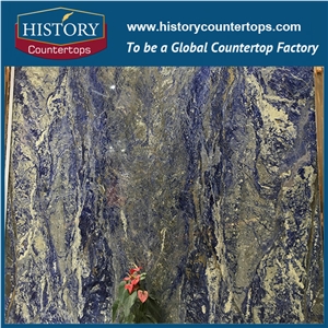 Boivia"S Blue Granite Luxury Stone for Flooring Tiles, Wall Cladding, Kitchen Countertops & Bathroom Vanity Top, High Quality Best Choices Of Building Material for Residence Projects