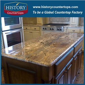 Brazil Granite Juparana Crema Kitchen Worktops