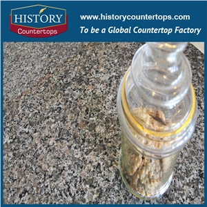 Caladonia Granite Kitchen Island Bench Tops Worktops with Customized Edges, Engineered Natural Stone Countertops Polished Surface for Condos and Multi-Family Projects