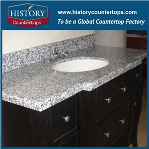 G439 Big White Flower Granite Hotel Countertops