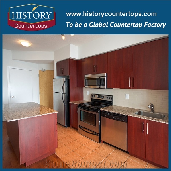 G562 Granite Polish Red Stone Kitchen Countertops