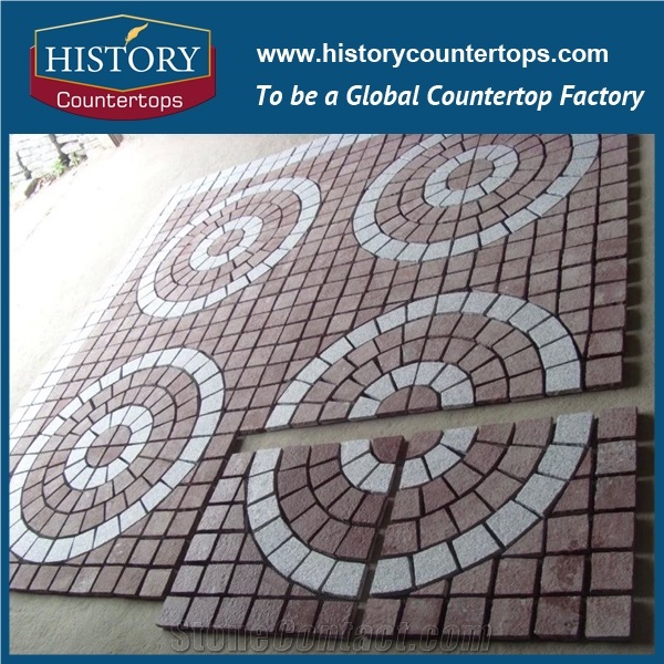 Lowest Price Natural Durable Stone, Exterior Garden & Patio & Walkway & Driveway Granite Pattern Stone