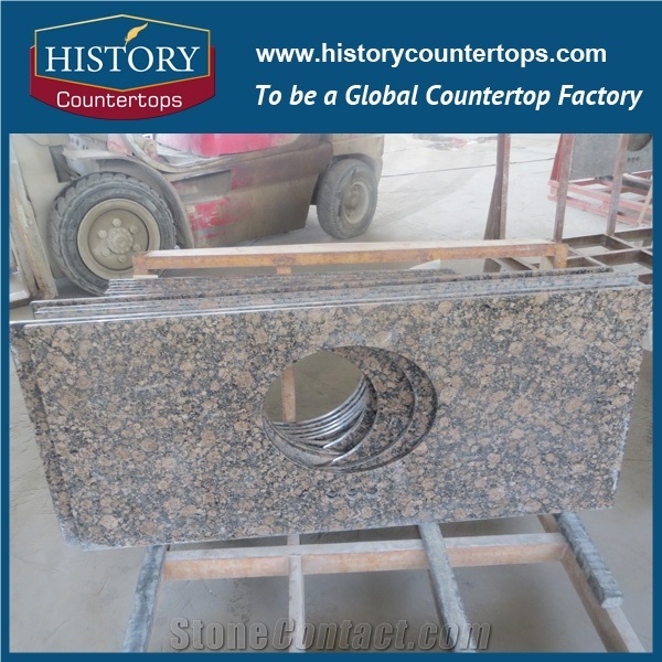 Natural Granite Kitchen Worktop Bench Top Polished Surface for Condos, Engineered Stone Countertops High Quality Best Prices with Customized Edges for Multi-Family Projects