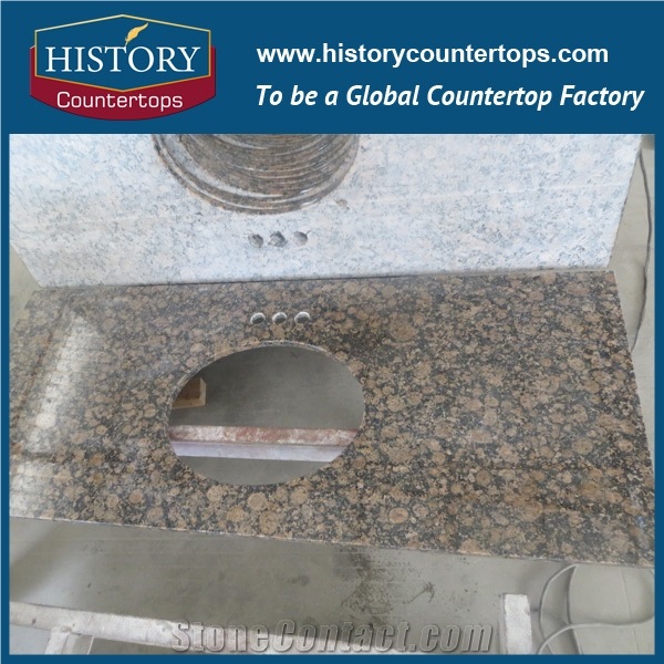 Natural Granite Kitchen Worktop Bench Top Polished Surface for Condos, Engineered Stone Countertops High Quality Best Prices with Customized Edges for Multi-Family Projects