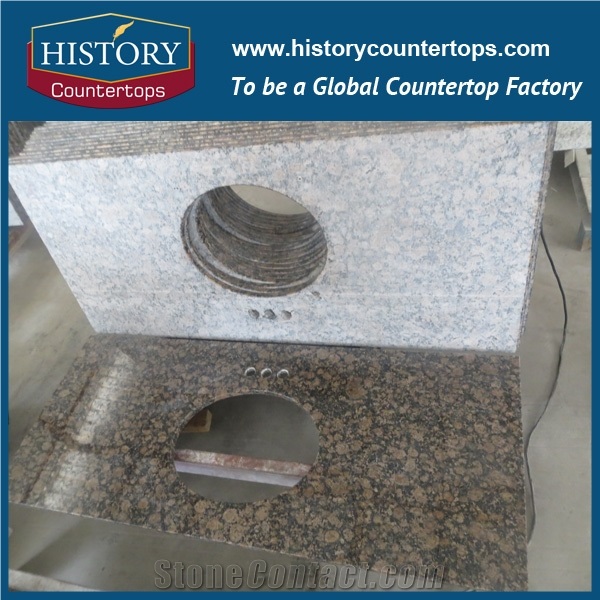 Natural Granite Kitchen Worktop Bench Top Polished Surface for Condos, Engineered Stone Countertops High Quality Best Prices with Customized Edges for Multi-Family Projects