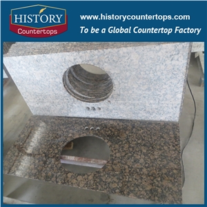 Natural Granite Kitchen Worktop Bench Top Polished Surface for Condos, Engineered Stone Countertops High Quality Best Prices with Customized Edges for Multi-Family Projects