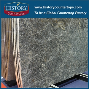 Platinum Galaxy/Metallic Granite Slabs for Flooring Tiles, Wall Cladding, Kitchen Countertops & Bathroom Vanity Tops, New Choice Of Luxury Residences Designs Building Materials,