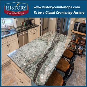 Popular Color Marble Countertop Island Tops